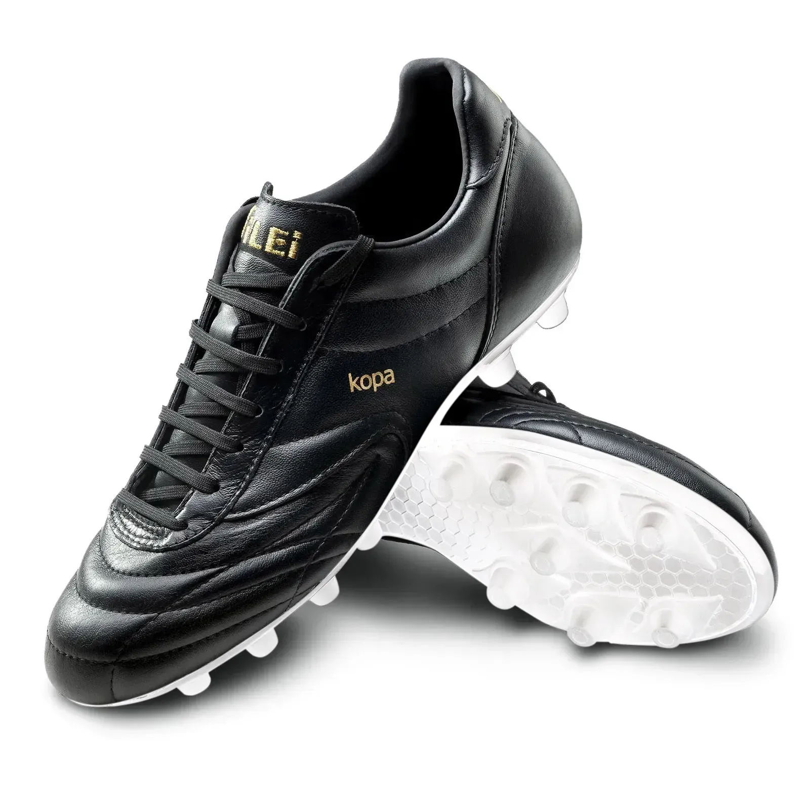 Scarpe da calcio in pelle bambino Kopa JR pelle FG erba naturale