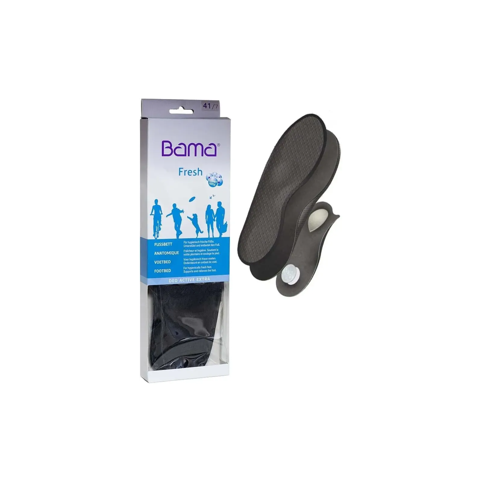 Soletta per lo sport anatomica traspirante